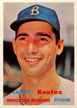 1962 Topps Sandy Koufax Los Angeles Dodgers Baseball Card #5