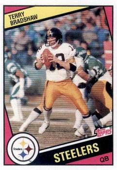 1977 Topps Terry Bradshaw 245 Football Card Pittsburgh 