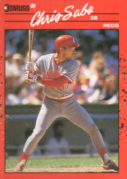  (7) 1992 Stadium Club Dome Baseball #160 Chris Sabo