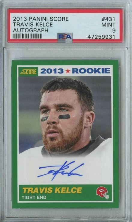 2013 Panini Score Travis Kelce #431 (AUTOGRAPH) RC