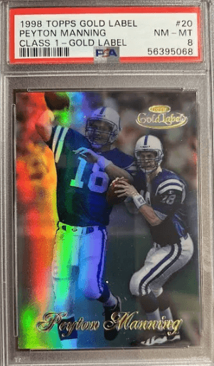 1998 Topps Gold Label (Gold label) Peyton Manning RC #20