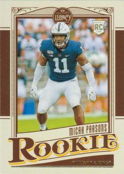 Micah Parsons 2021 Mosaic NFL Debut - White Sparkle #257 Price