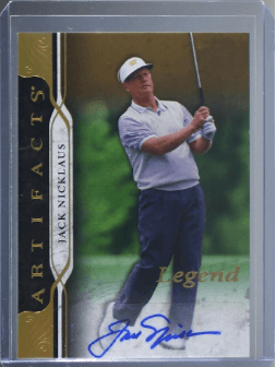 2021 Upper Deck Artifacts Golf Achievement Jack Nicklaus #E-3 /25