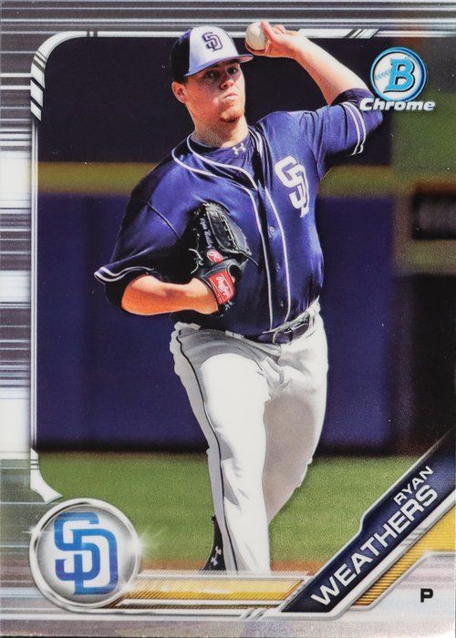  2018 Bowman Draft Baseball #BD-182 Ryan Weathers San