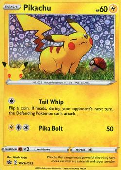 2021 Pokemon 25th Anniversary General Mills Promo #SWSH039 Pikachu