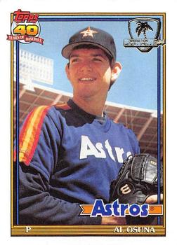 Al Osuna Autographed 1994 Fleer Card #497 Houston Astros SKU #183601