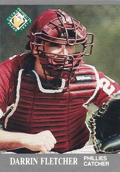 Darrin Fletcher - Phillies #428 Upper Deck 1991 Baseball Trading Card