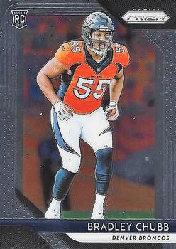 2018 Panini Playbook Mammoth Materials #34 Bradley Chubb Jersey /199 Broncos