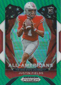 2021 Panini Prizm Draft Picks Justin Fields All-Americans RC #192