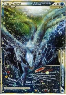 2010 Pokémon Legends Top and Bottom Lugia Cards #113 and #114