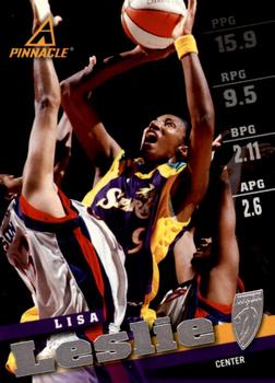 Lisa Leslie 1997 Pinnacle Inside WNBA Base #1 Price Guide - Sports Card  Investor