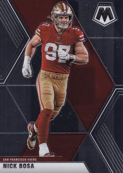 2022 Mosaic Nick Bosa #180 PINK Camo PRIZM, San Francisco 49ers