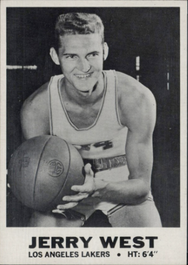 1968 Topps Basketball Test Issue Jerry West #19
