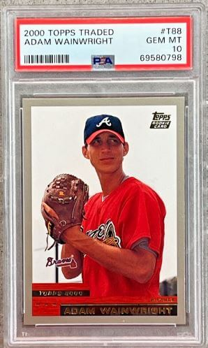 2000 Topps Traded Adam Wainwright Rookie Card #T88