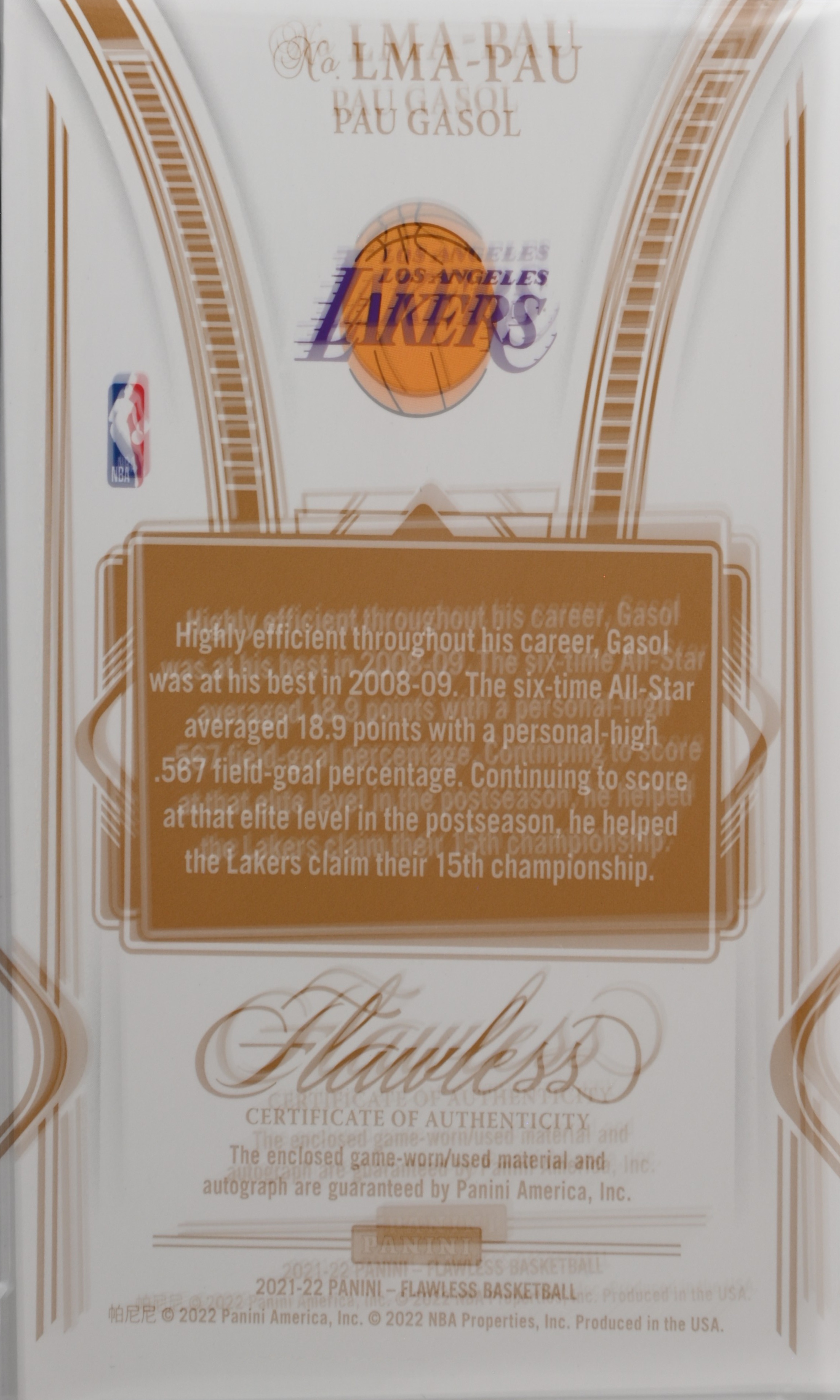 Pau Gasol Cards: Values, Rookies | Collectibles.com