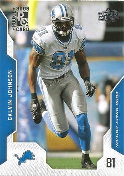 Lot - 2007 Upper Deck Rookie Premiere Calvin Johnson Rookie Card