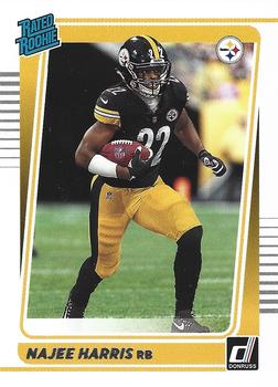 Najee Harris Pittsburgh Steelers Fanatics Exclusive Parallel Panini Instant NFL Week 5 First 100-Yard Game Single Rookie Trading Card - Limited