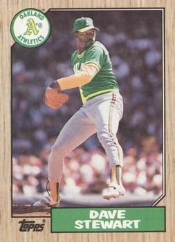 Dave Stewart 1990 Topps All Star Commemorative Set of 22 #21 Oakland A's