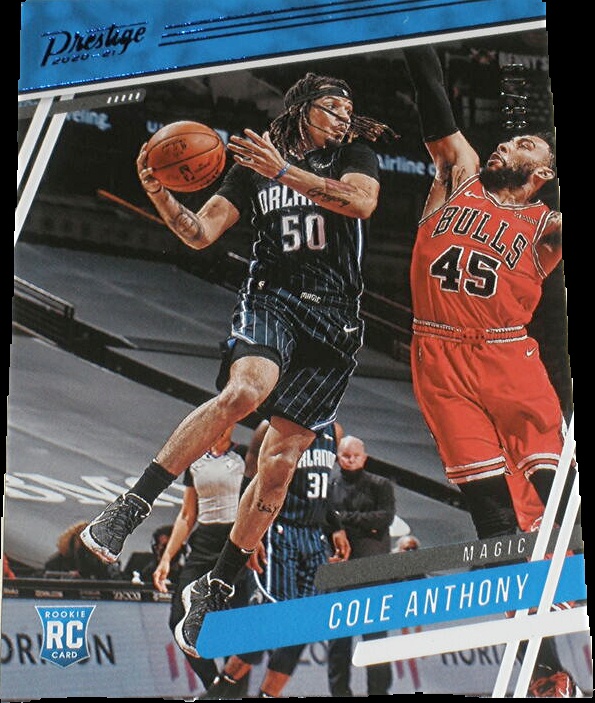 2020-21 Cole Anthony Silver Prizm Rookie Card #292 Magic PSA