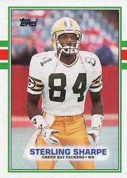 : 1990 Score Football #589 Sterling Sharpe Green Bay Packers  Official NFL Trading Card (from Factory Set Break) : Collectibles & Fine Art