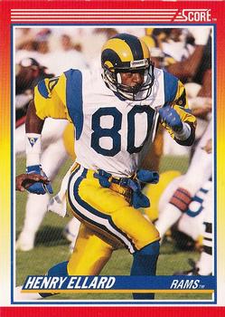 Henry Ellard Signed LA Rams 1988 Topps Football Card Beckett BAS Slab –  www.