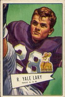 1963 Topps Football - # 33 Yale Lary, S/P, Detroit Lions