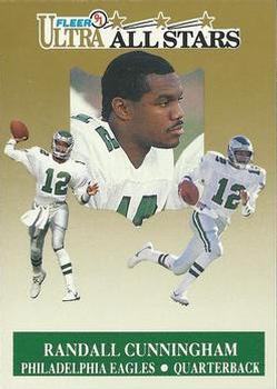 : 1994 Playoff Football Card #115 Randall Cunningham