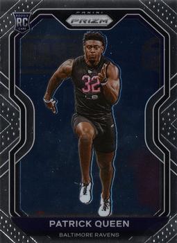 2020 Panini Absolute Patrick Queen #185 ROOKIE Ravens