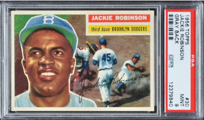 1956 Topps Jackie Robinson #30