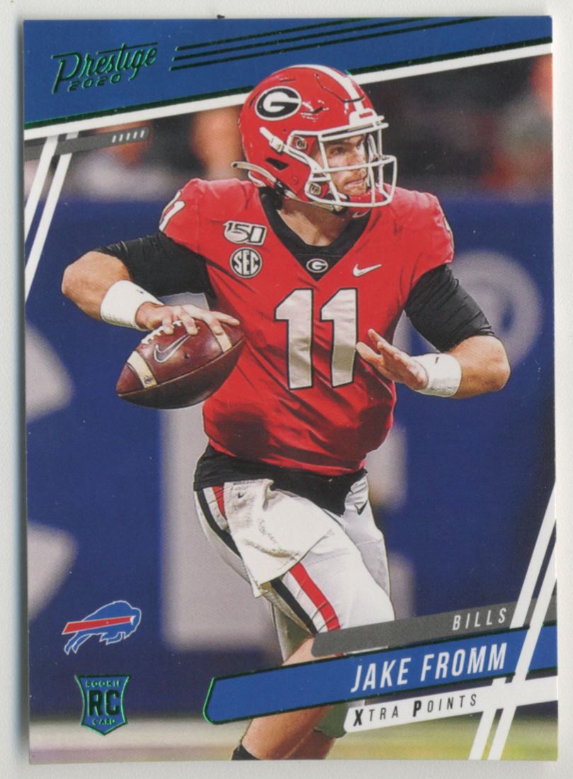 Jake Fromm 2020 PANINI SELECT ROOKIE RC PURPLE DIE-CUT #49 BUFFALO BILLS!