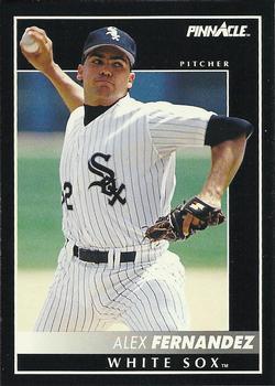 Alex Fernandez autographed baseball card (Chicago White Sox) 1991