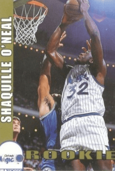 Shaquille O'Neal 1992 Hoops #442 Rookie Card