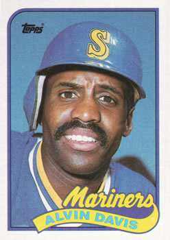 ALVIN DAVIS  Seattle Mariners 1984 Away Majestic Throwback Baseball Jersey