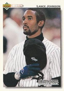 MAJESTIC  LANCE JOHNSON Chicago, White Sox 1990 Cooperstown