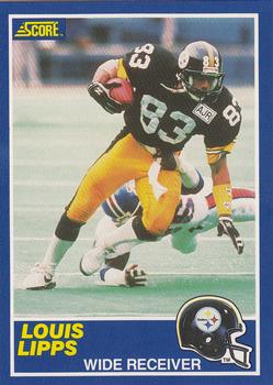 249 Louis Lipps - Pittsburgh Steelers - 1990 Score Football – Isolated Cards