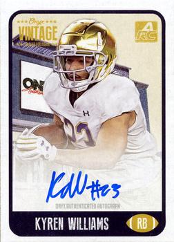 Kyren Williams 81/99 LA RAMS Notre Dame NUMBERED ROOKIE 3 factory color PATCH AUTO