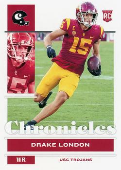 Drake London 2022 Panini Zenith Football Rookie Card RC Falcons #107