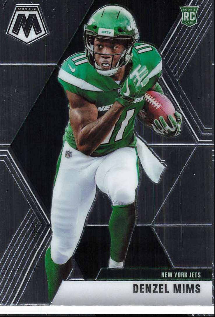 2021 Prestige Football Denzel Mims Stars of the NFL Jersey Card #SN-DM NY  Jets