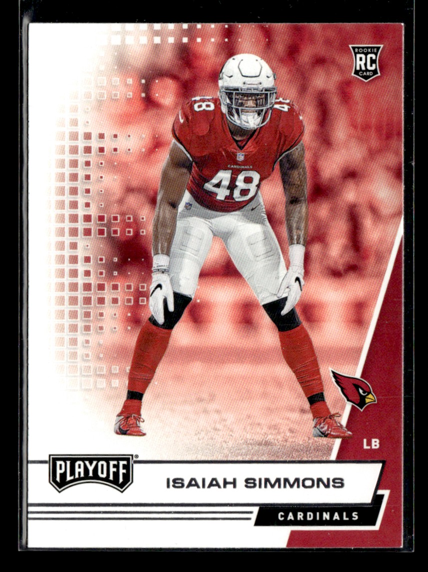 2021 Panini Prizm Isaiah Simmons Light Blue Prizm Holo Arizona Cardinals NFL