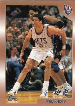 Rony Seikaly autographed Basketball card (Miami Heat, JZ) 1990 Hoops #169