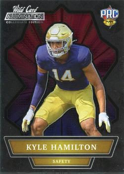 KYLE HAMILTON BALTIMORE RAVENS AUTOGRAPH REFRACTOR FOOTBALL CARD IP 2022