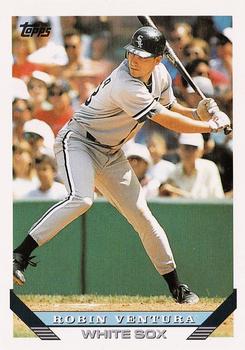 1991 Topps TIFFANY Robin Ventura Rookie Baseball Card #461