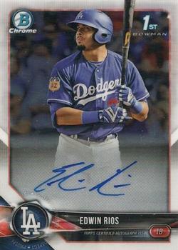  2020 Donruss Baseball #249 Edwin Rios Los Angeles Dodgers  Rookie Card Official MLB PA Baseball Card in Raw (NM or Better) Condition :  Collectibles & Fine Art