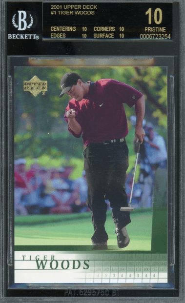 2001 Upper Deck Golf Tiger Woods #1