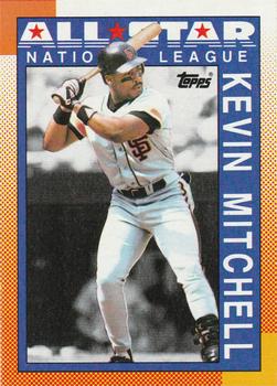 1991 Topps Kevin Mitchell San Francisco Giants #40 Baseball Card GMMGC