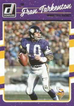 Custom #10 Fran Tarkenton Minnesota 1975 Retro American Football