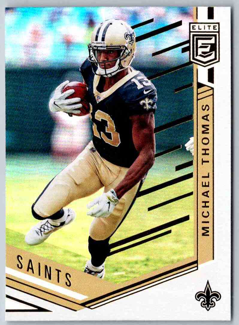 2021 Panini Playoff Michael Thomas Sunday Best jersey patch card Saints