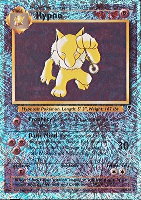 hypno holographic pokemon card value A Team Rocket 1st Edition Dark 9/82 Holo ... in United Kingdom Pendulum Manipulation Flip a coin Hypno Trading Cards: Values, Rookies