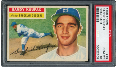 1956 Topps Sandy Koufax #79