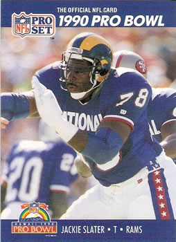 1992-Stadium Club-#543-Jackie Slater-Los Angeles Rams